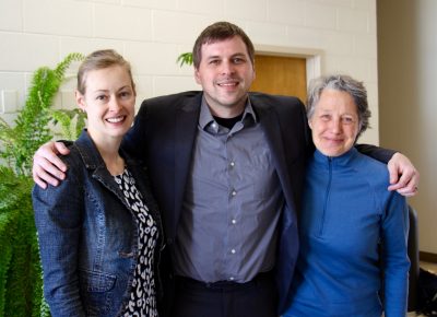 Carey and Doubek with Kathleen Weather of GLEON
