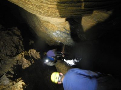Following the water deep underground to experience karst geology first-hand