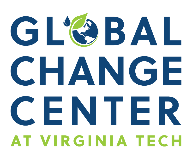 Global Change Center logo full color stacked