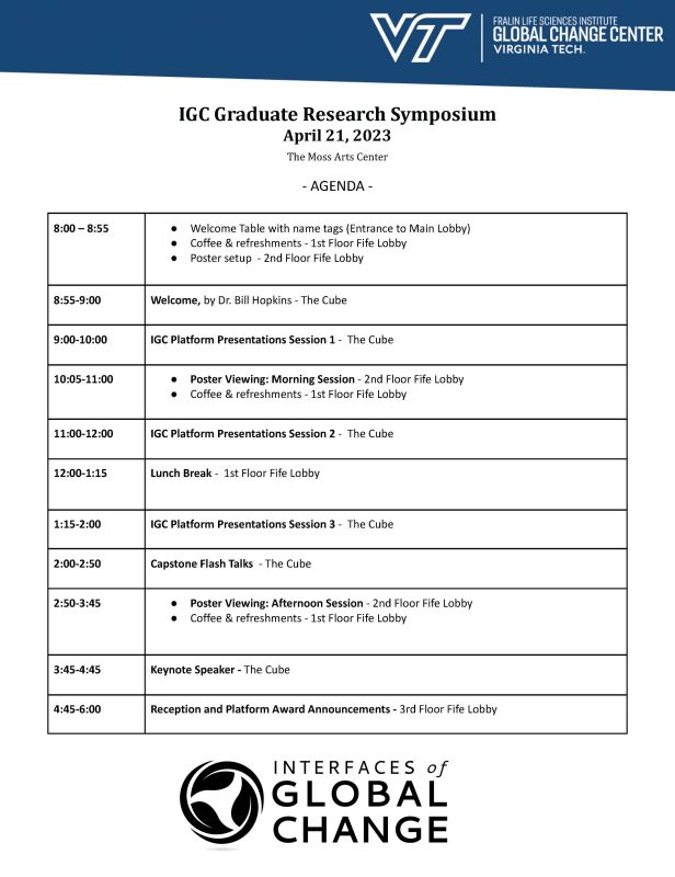 2023 Symposium Agenda 2023 Symposium Agenda