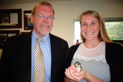 Virginia Tech’s aviary visited by Congressman Morgan Griffith