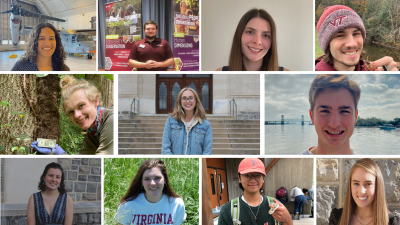 Photo collage of Undergraduate Research Grant Awardees 2022.