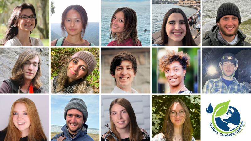 Photo collage of Undergraduate Research Grant Awardees