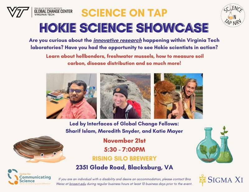 Science on Tap flyer